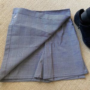 Becky Thatcher  Teen Plaid School Girl Skort/ Wrap Skirt 12